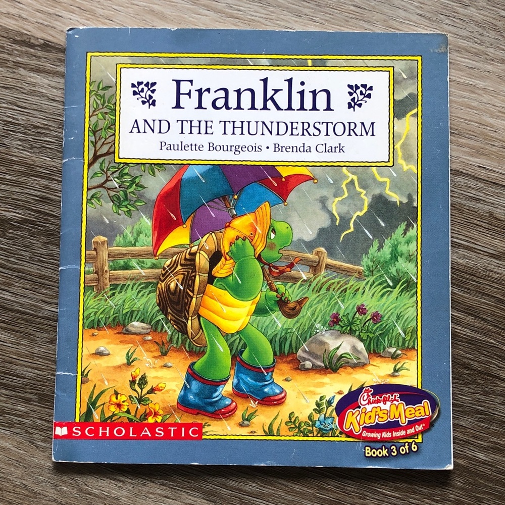 ❤️$2 Franklin and the Thunderstorm Chick Fil A Book